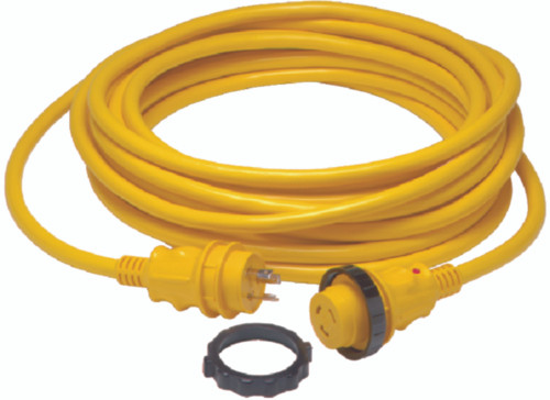 Marinco_Guest_AFI_Nicro_BEP - Cordset 30a 125v 35' Yellow - 35SPP