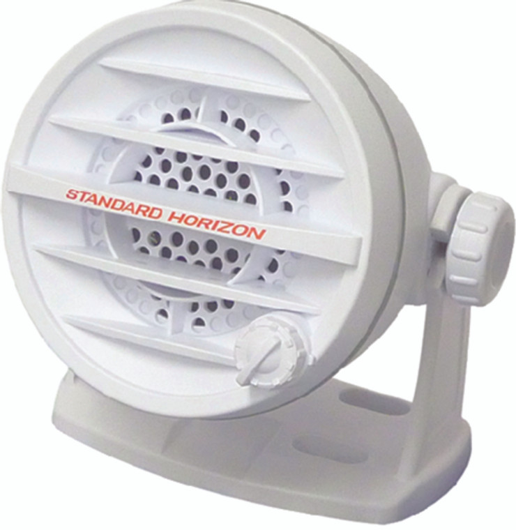 Standard Horizon - 10w Amplified Speaker White - MLS-410PA-W Standard Horizon - 10w Amplified Speaker White - MLS-410PA-W