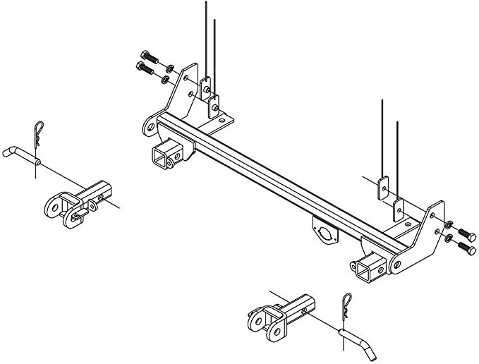 Roadmaster 1444-3 Direct-connect Tow Bar Baseplate For Jeep Wrangler (2013-2017) - 1444-3