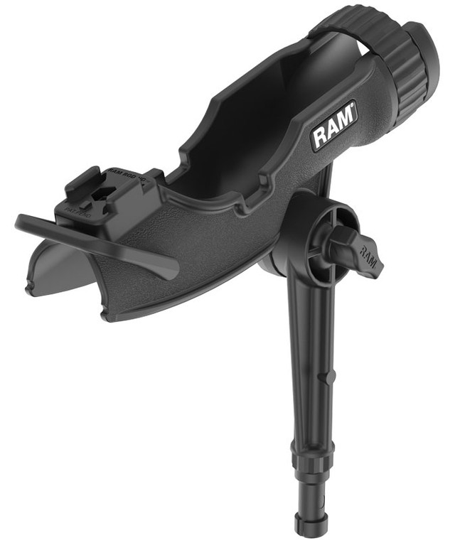 Ram Mounts Rap-433-nb Ram Rod Hd Fishing Rod Holder With 6" Spline Post - RAP-433-NB