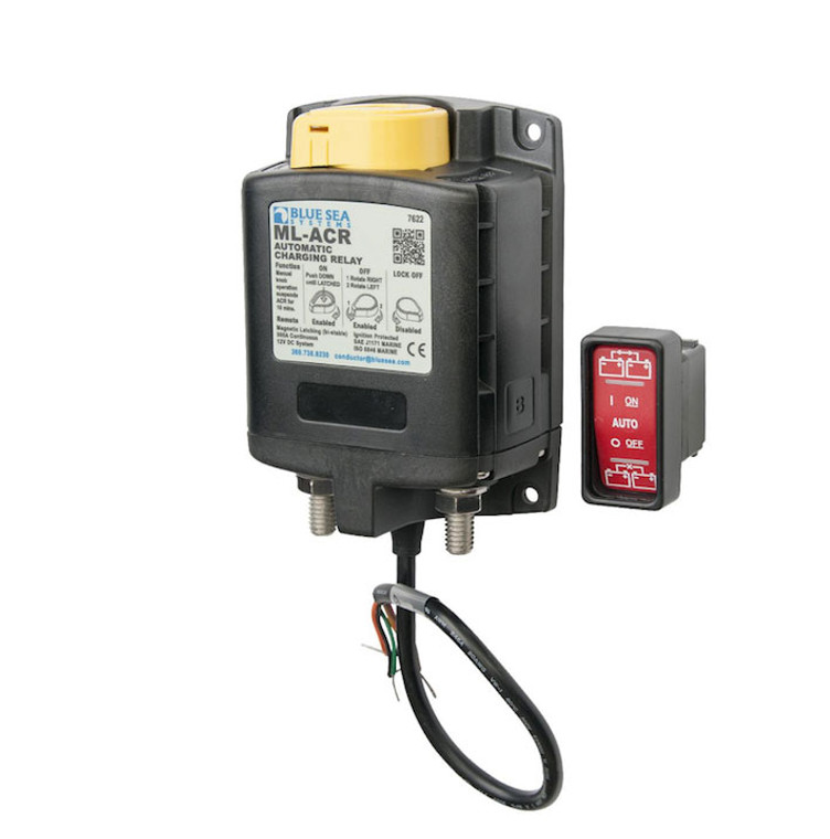 Blue Sea Systems 7622-bss Solenoid Ml 500a 12v Acr - 7622-BSS