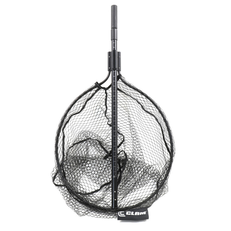 Clam Outdoors 16341 Fortis Net 160 (23.75" X 19.75" X 19.75") With 65.3" Handle - Black - 16341