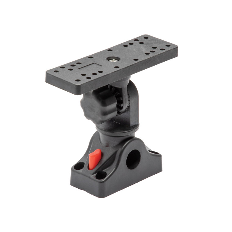 Extreme Max 3006.8661 Universal Fish Finder Head Unit Mount For Screens Up To 9" With Pivoting Bracket (rectangle Mount) - 3006.8661