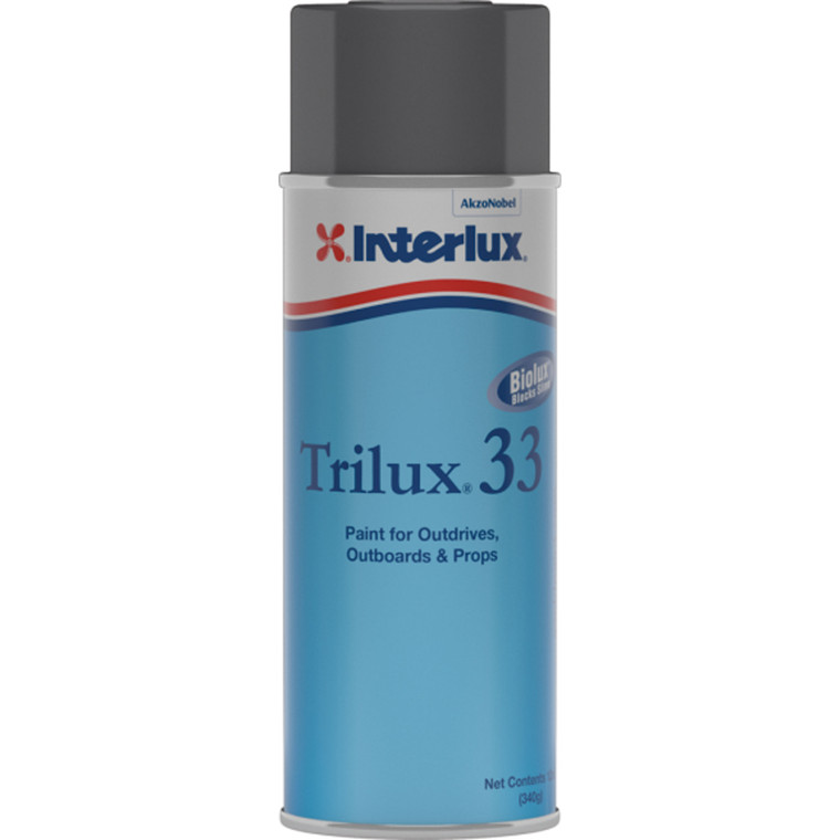 Interlux Yba064a/16 Trilux 33 Aerosol Antifouling Paint - Gray, 16 Oz. - YBA064A/16