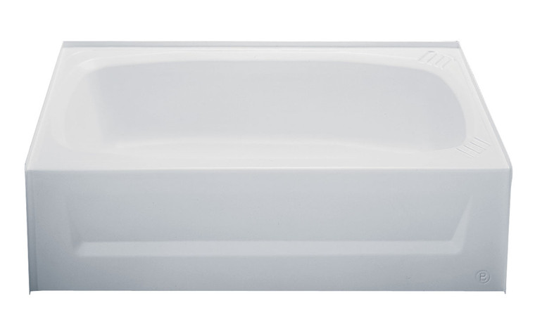 Kinro Composites 209902 Tub, Rh With Apron - 27" X 54", White - 209902