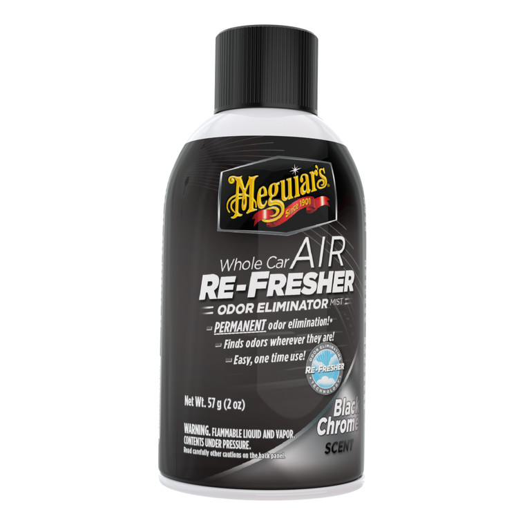 Meguiar's G181302 Whole Car Air Refresher - Black Chrome, 2 Oz. - G181302
