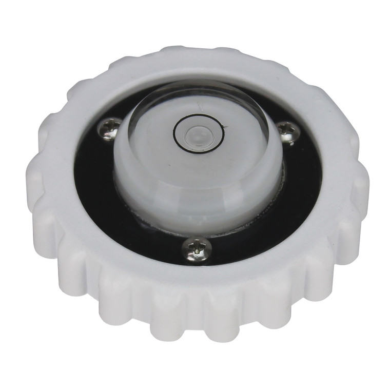 Quick Products Jq-rlw Replacement Bubble Level Cap For Electric Tongue Jack - White - JQ-RLW