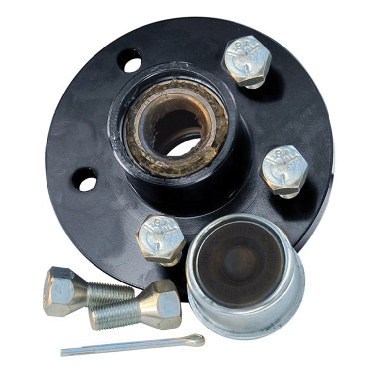 Tie Down Engineering 81045 Super Lube Hub Kit - 5-stud With 1-3/8" Inner And 1-1/16" Outer Bearings, Painted, 1750 Lbs. Capacity - K08-436-C2