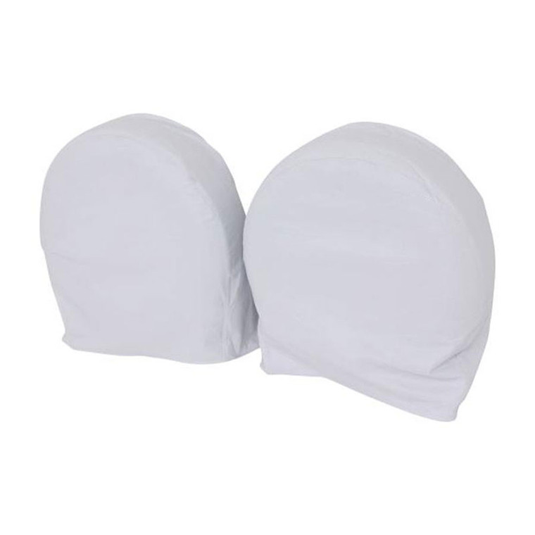 Classic Accessories 80-110-042801-00 Dual Axle Wheel Covers - Large, White - 80-110-042801-00 Classic Accessories 80-110-042801-00 Dual Axle Wheel Covers - Large, White - 80-110-042801-00