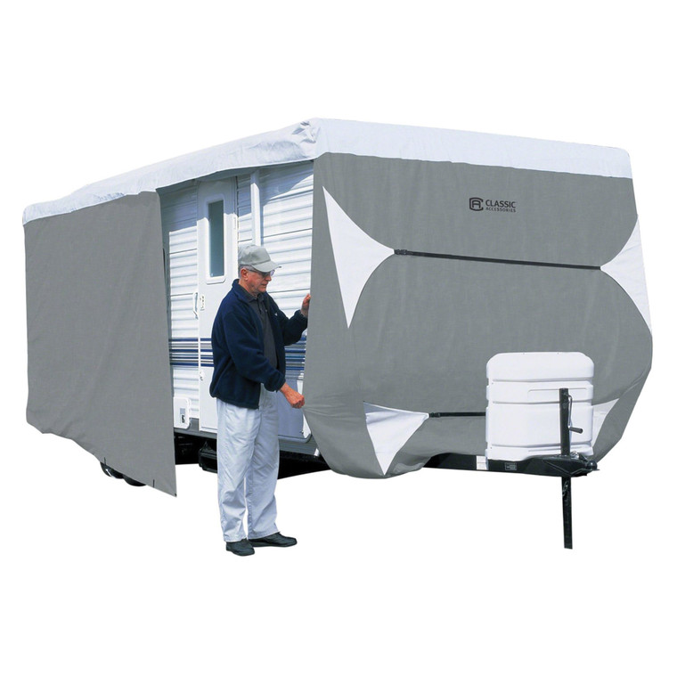 Classic Accessories 73463 Polypro 3 Deluxe Travel Trailer Cover - 24' To 27' - 73463 Classic Accessories 73463 Polypro 3 Deluxe Travel Trailer Cover - 24' To 27' - 73463