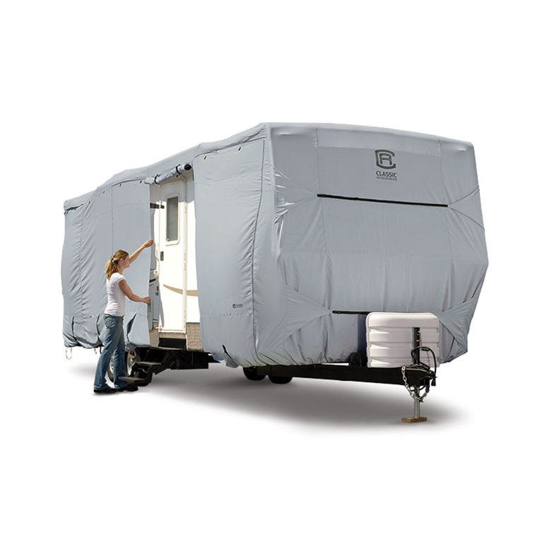 Classic Accessories 80-321 Permapro Travel Trailer Rv Cover - 15' To 18' X 114" - 80-321