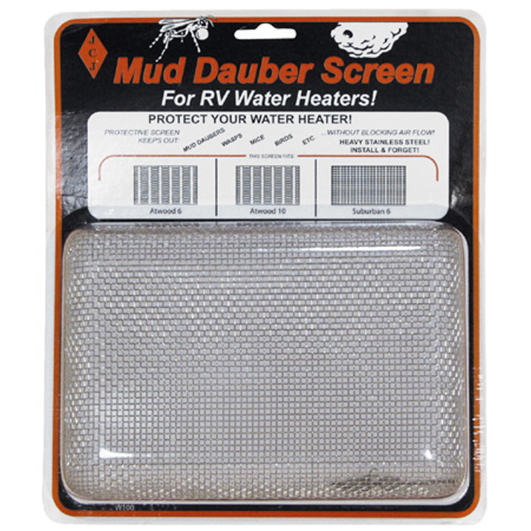 Jcj W-100 Rv Water Heater Mud Dauber Screen For Atwood/suburban - W-100