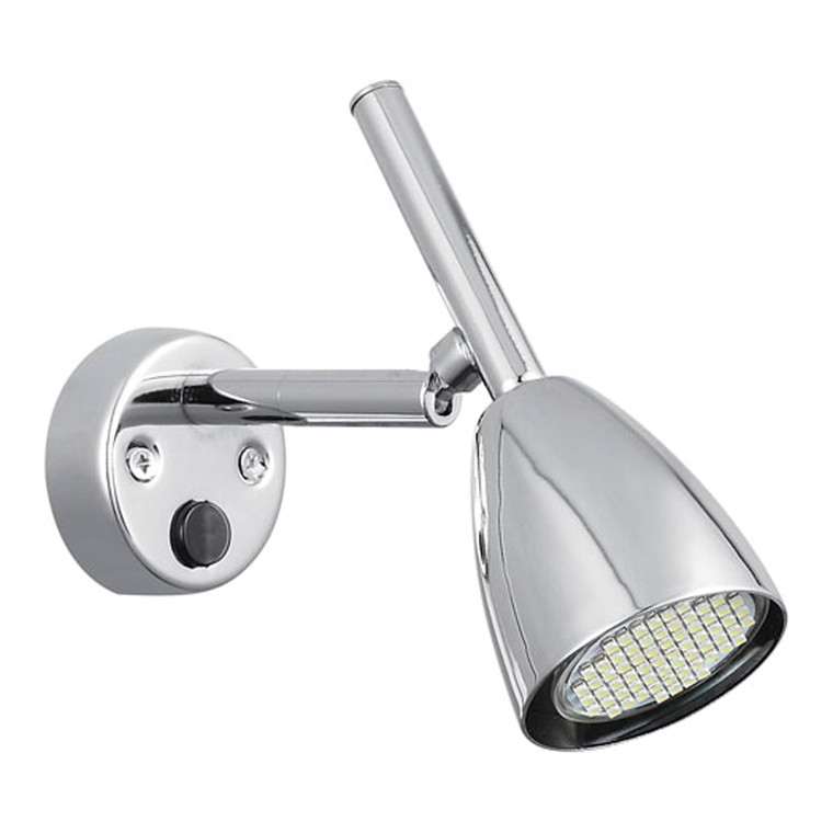 Stylish Camping 9090112 12v Led Reading Light Fixture - Chrome - 9090112