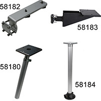 Camco - Grill Mount Stow N Go - I/o Or O/b Rail - 58182