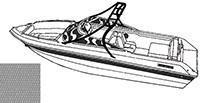 Carver - Over / Tower V-hull Boat Cover (21'6") - 83121S-11
