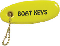 Hardline - Key Float - Solid White-boat Keys - VWKF-BK