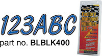 Hardline - Letter / Number Set - Brown & Black - BRBKG400