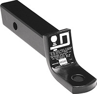 Horizon Global - Ball Mount - Blk - 2" Drop - 3/4" Rise - 40342