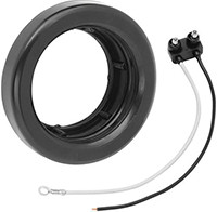 Horizon Global - Round Gromment W/ Wire Connector - 2" - 401589