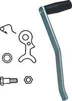 Horizon Global - Winch Handle - 10" - Dogleg - 501110