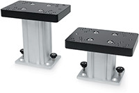 Humminbird - Aluminum Fixed Base Pedestal Mount (4") - 1904030