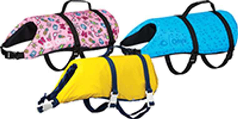 Kent Watersports - Pet Nylon Vest - L (60-80 Lbs) - Yellow - 157000-300-040-12