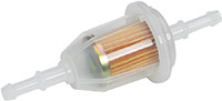 Moeller Marine - Clear In Line Fuel Filter - 3/8" Barb - 033317-10