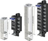 Navico Group - Fuse Block Stblade Mini 4circ W/cvr - 5045-BSS