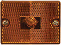 Optronics - Clearance Light - Square - Amber - MC36AS
