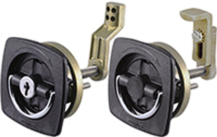 Perko - Flush Lock (black) - 2 Keys - 0931DP1BLK Perko - Flush Lock (black) - 2 Keys - 0931DP1BLK