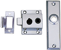 Perko - Rim Latch Set W/ Flush Strike - 0930DP0CHR