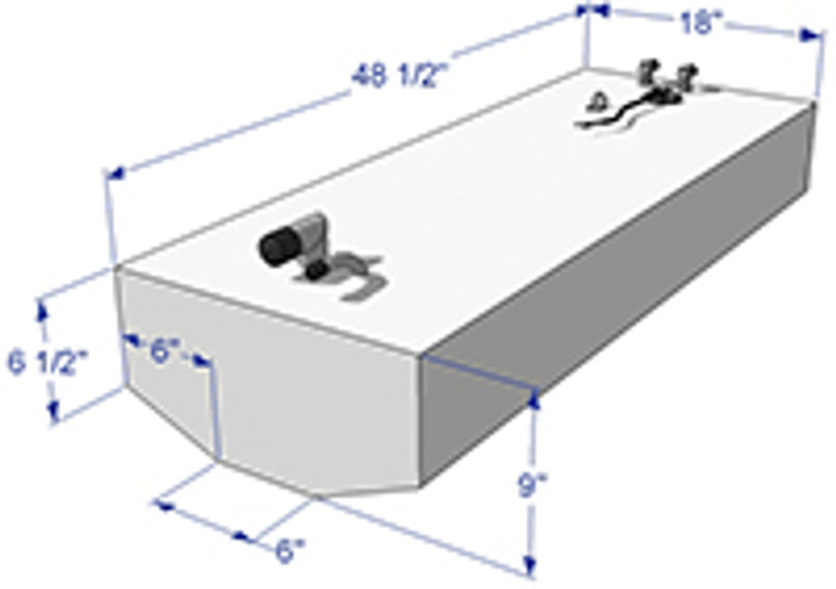 Rds - Below Deck Fuel Tank - 30 Gal - 59181