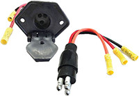 Rig Rite - Troll Motor Receptacle - Male - 2 Wire - 480