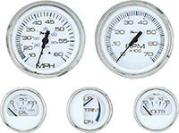 Riverside - Ches White Ss Fuel Level Gauge - F13801