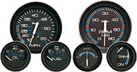 Riverside - Coral Oil Pressure Gauge - F13002