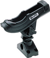 Scotty Fishing Marine & Outdoors - Baitcaster Rodholder - Sm - Black - 0280-BK