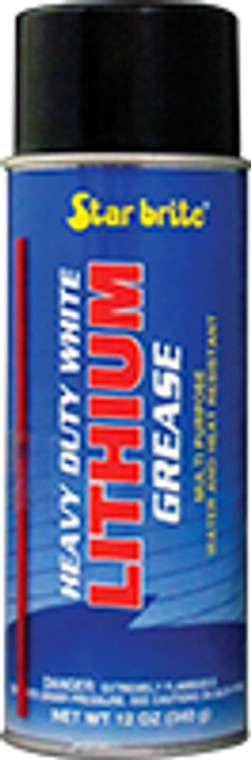 Star Brite - White Lithium Spray Lube - 12 Oz - 27512