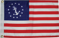 Taylor Made - Us Yacht Ensign Flag (dyed) - 12x18 - 1118