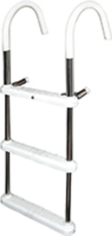 T-h Marine - Gunwale Hook Ladder - 3 Step - 7" - DMT3A-7 T-h Marine - Gunwale Hook Ladder - 3 Step - 7" - DMT3A-7