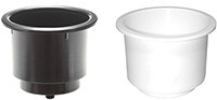 T-h Marine - Large Cup Holder - Black (bulk) - LCH-1-DP