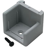 T-h Marine - Pontoon Left Hinge Door Stop - Gray - DS-1L-DP