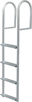 T-h Marine - Stationary Ladder - Alum - Wide 7 Step - DJV7W
