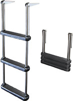T-h Marine - Telescoping Drop Ladder - 2 Step - Over - DMW2