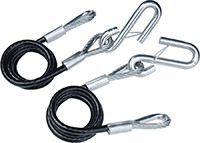 Tie Down Engineering - Hitch Cables - Black Vinyl - Class 3 - 59541