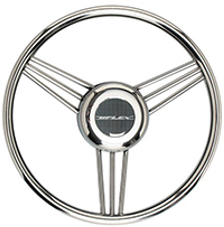Uflex Usa - Stainless Steel Steering Wheel - 3 Spoke - V27