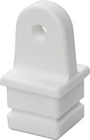 Whitecap Industries - Inside Eye End (1") Square-(2/pack) - 3516WP