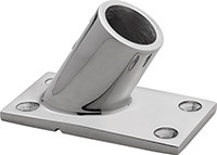 Whitecap Industries - Rectangle Base - 60 Degree (7/8") Zamac - S-1465C