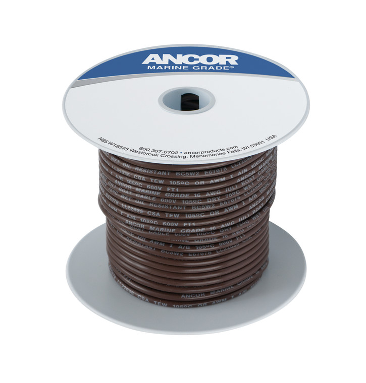 Ancor - 25' Brown #16 Primary Wire (182203)
