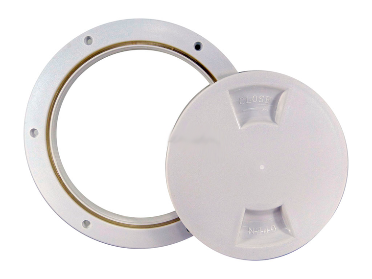 Attwood - 6" Inspection Dk Plate-wh (12792-1) Attwood - 6" Inspection Dk Plate-wh (12792-1)