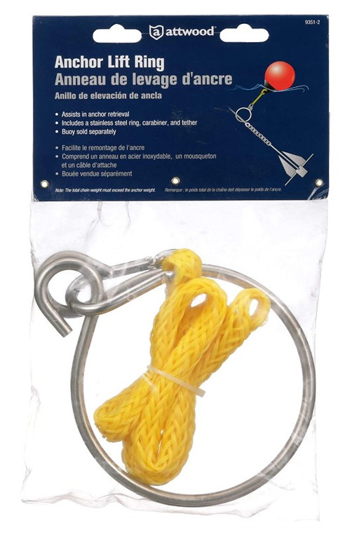 Attwood - Anchor Ring And Rope (9351-2)